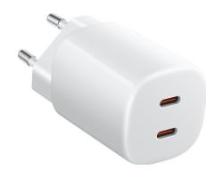 Cargador de Pared XIAOMI 45W 2xUSB-C Blanco (BHR087OEU)