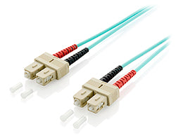 Fibra Óptica EQUIP SC/M a SC/M 1m Turquesa (EQ255321)