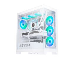 Caja Abysm Danube Sava H500 ARGB ATX Blanca (AB123512)