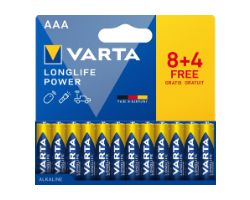 Pilas Varta Longlife Power AAA Blister 8+4 (4903121772)
