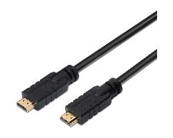 Cable AISENS HDMI A/M a HDMI A/M 30m Negro (A120-0376)