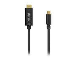 Adaptador AISENS USB-C/M HDMI/M 1.8m Negro (A109-0624)