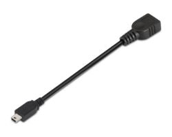 Cable AISENS USB-A/M a Mini USB-B/H 15cm (A101-0033)