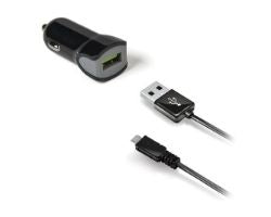 Cargador de Coche CELLY 1xUSB-A Cable mUSB (CCUSBMICRO)