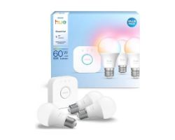 Bombilla Philips Hue E27 800L 3 Unidades (929004235411)