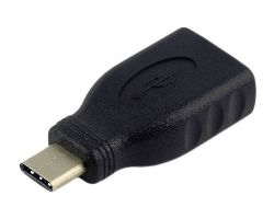 Adaptador AISENS USB-C/M a USB-A/H Negro (A108-0323)