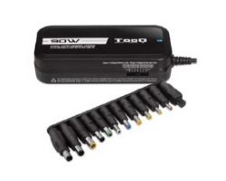Cargador TOOQ 90W 12 DC 1xUSB Negro (TQLC-90BS02M)