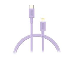 Cable NUBBEH USB-C/Lightning 1m 2A Lila (NBTCABLCLP1)