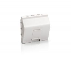 Roseta EQUIP para 1 Conector Blanco (EQ761311)