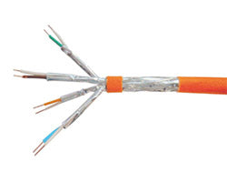 Cable EQUIP Cat.7 S/FTP AWG23 100m Naranja (EQ187321)