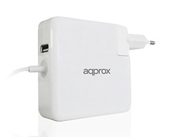Cargador Approx 45W 1xUSB-C Portátil Blanco (APPA45C)