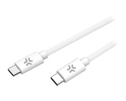 Cable CELLY USB-C a USB-C 1.5m Blanco (USBCUSBCCOTTWH)