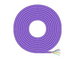 Cable AISENS RJ45 Cat.6 CCA 305m Violeta (A135-0748)