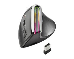Ratón Vertical NGS Óptico RF BT 3200dpi Negro(EVOKARMA)