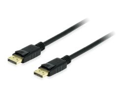 Cable EQUIP DP/M a DP/M 10m Negro (EQ119256)