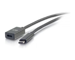 Cable C2G USB-C 3.1/H a USB-C/M Gen2 90cm Negro (88658)