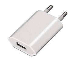 Mini cargador AISENS USb 5V/1A Blanco (A110-0063)