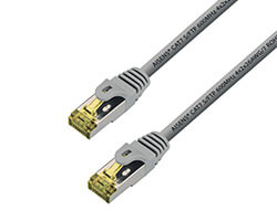 Latiguillo AISENS RJ45 Cat.7 SFTP 25cm Gris (A146-0332)