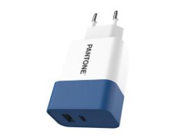 Cargador Pared PANTONE 15W 1xUSB-A 1xUSB-C (PT-PDAC02N)