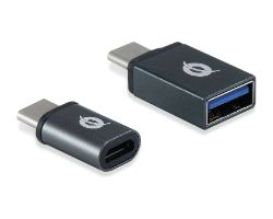 Adaptador CONCEPTRONIC USB-C a USB-A/mUSB 2Un (DONN04G)