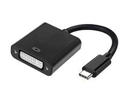 Cable AISENS USB-C/M a DVI-I/H 15cm Negro (A109-0346)