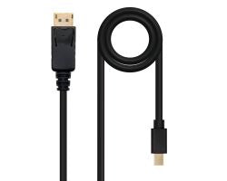 Nanocable MiniDP/M a DP/M 2m Negro (10.15.2402)