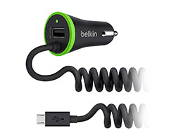 Cargador de Coche BELKIN USB Lightning (F8J154BT04-BLK)