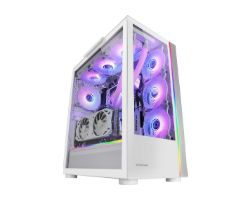 Caja Mars Gaming ARGB ATX EATX mATX Blanca (MCULTRAW)