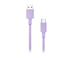 Cable NUBBEH Borelais USB-A/USB-C 1.5m Lila (NBCABLACP)