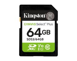 Kingston SDXC Canvas Selec Plus 64Gb (SDS3/64GB)