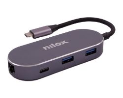 Docking NILOX USB-C a 3xUSB-A/HDMI/RJ45 (NXDSUSBC02)
