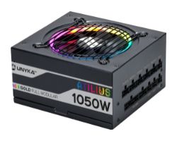Fuente UNYKA Atilius ATX 1050W RGB 80+ Gold (UK521207)