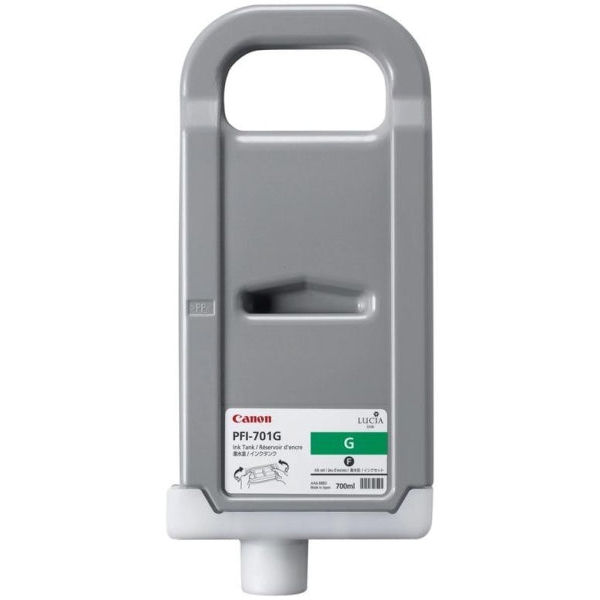 Canon PFI-701G Verde Cartucho de Tinta Original - 0907B001. 700 ml