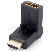Adaptador desde HDMI macho a HDMI hembra pivotante 45 equip
