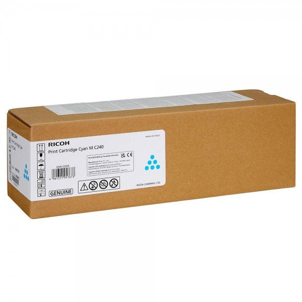 Ricoh MC240/PC200 Cyan Cartucho de Toner Original - 408452/M C240C. 4.500 Paginas