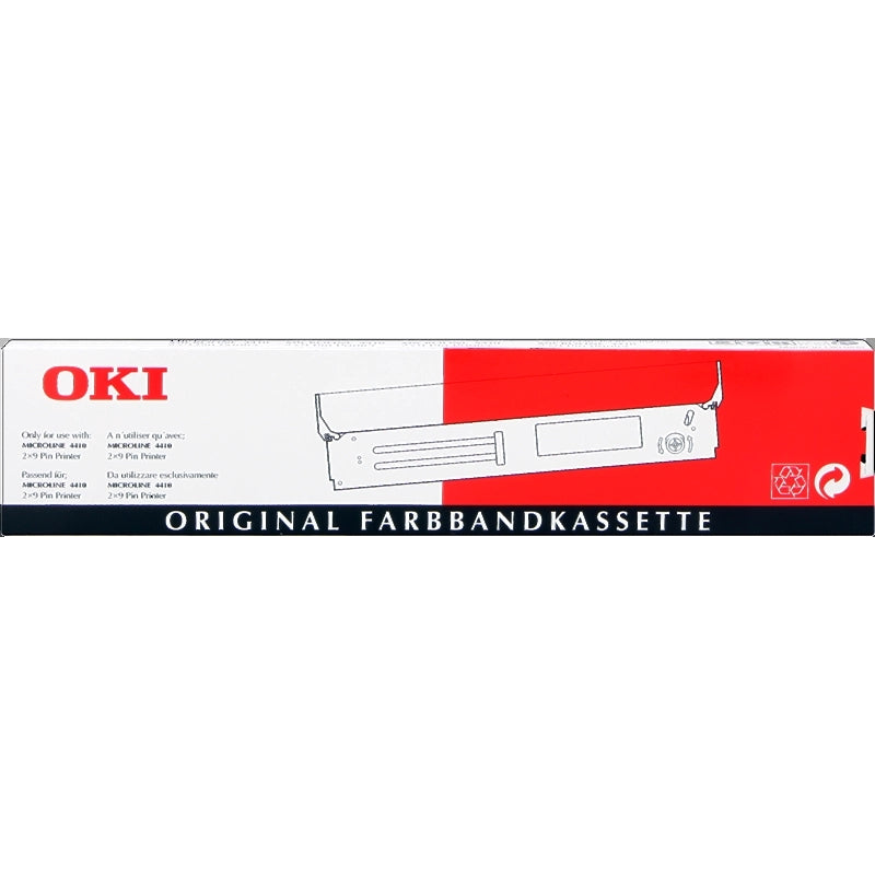 OKI ML4410 Negra Cinta Matricial Original - 40629303. 12.7mm * 60m