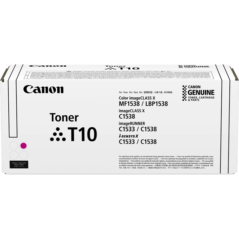 Canon T10 Magenta Cartucho de Toner Original - 4564C001. 10.000 Paginas