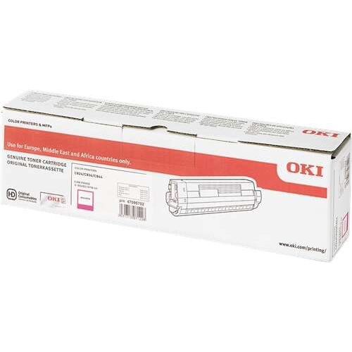OKI C824/C834/C844 Magenta Original Toner Cartridge - 47095702