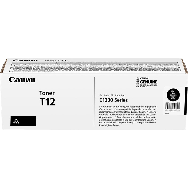 Canon T12 Black Original Toner Cartridge - 5098C006