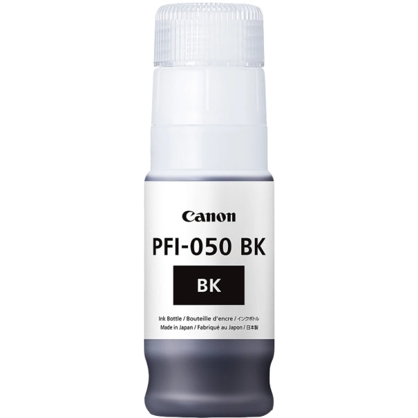 Canon PFI050 Negro Botella de Tinta Original - PFI050BK/5698C001. 70 ml