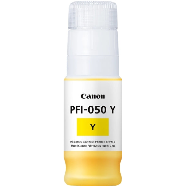 Canon PFI050 Yellow Original Ink Bottle - PFI050Y/5701C001