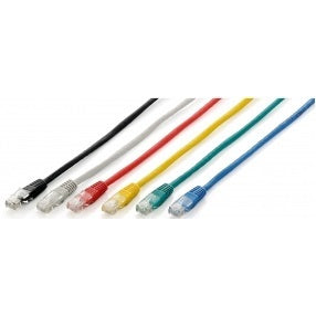 Cable de red desde RJ45 macho a RJ45 macho UTP categoria 6 longitud 1 metro amarillo