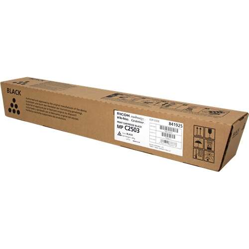 Ricoh Aficio MP-C2503SP/MP-C2003SP/MP-C2004SP/MP-C2504SP Black Original Toner Cartridge - 841925/841918