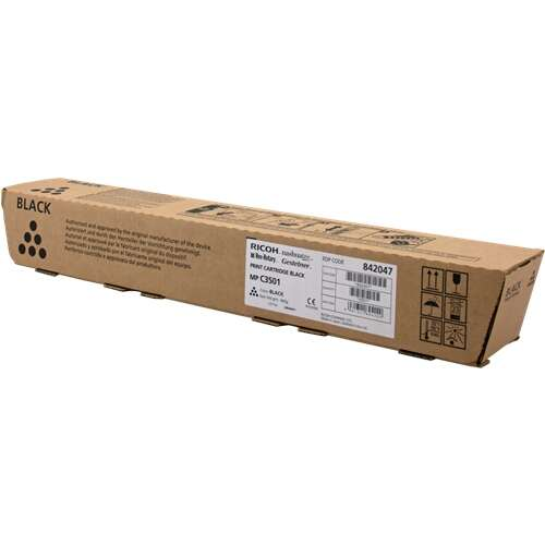 Ricoh Aficio MP-C3001/MP-C3501 Black Original Toner Cartridge - 842047/841424/841579