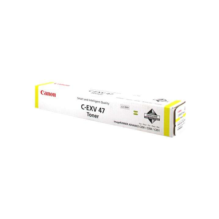 Canon CEXV47 Yellow Original Toner Cartridge - 8519B002. 21,500 Pages