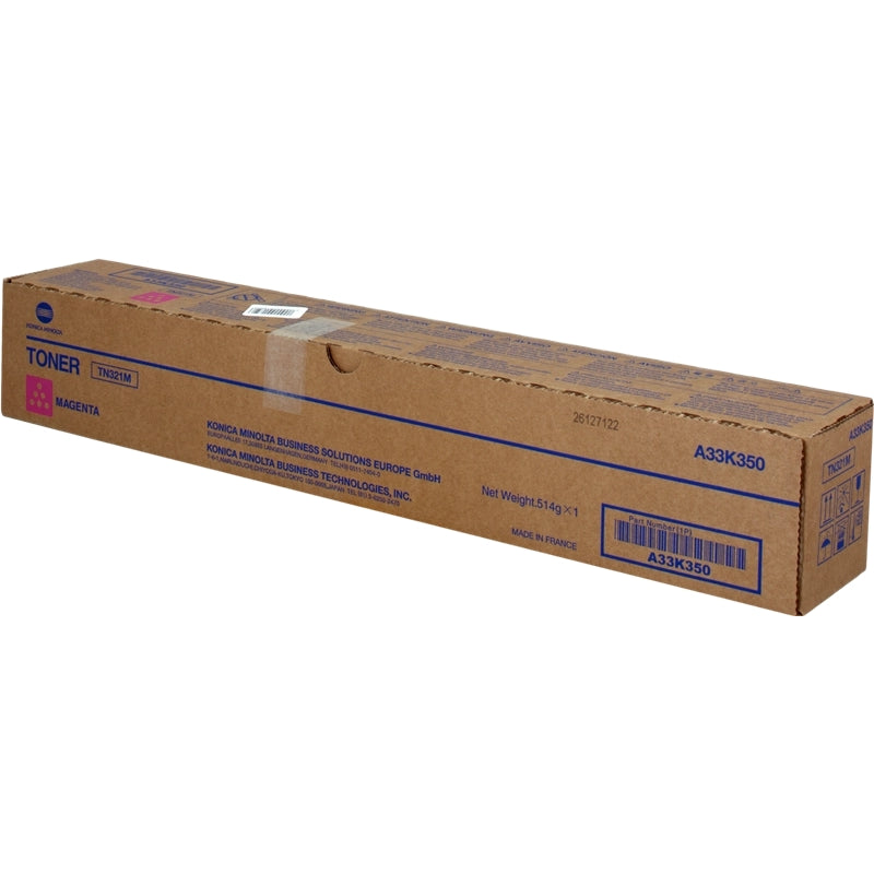 Konica Minolta TN321 Magenta Cartucho de Toner Original - TN321M/A33K350. 25.000 Paginas