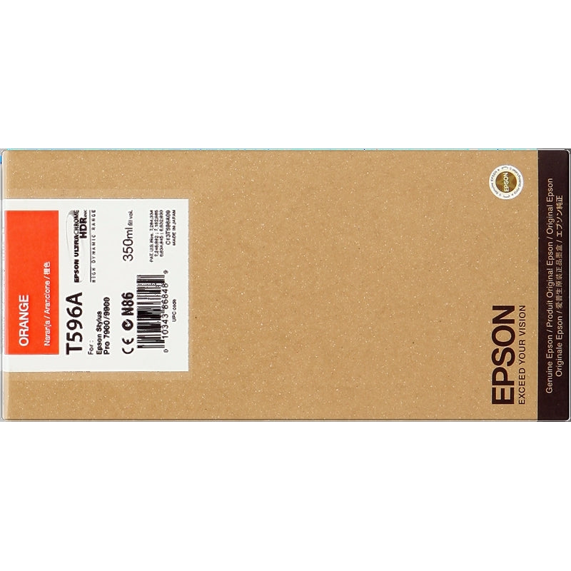 Epson T596A Naranja Cartucho de Tinta Original - C13T596A00. 350 ml