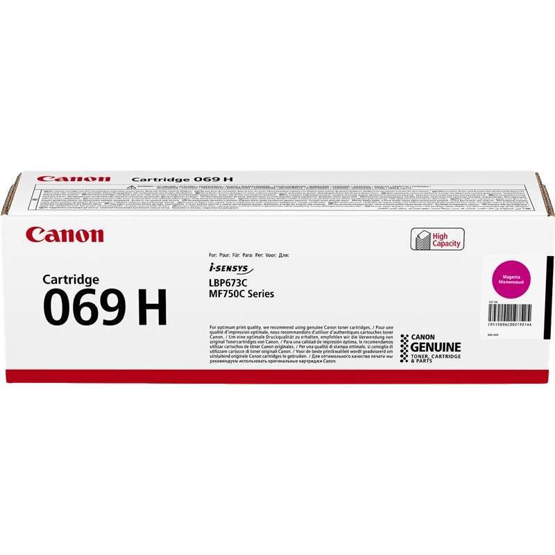Canon 069H Magenta Original Toner Cartridge - 5096C002