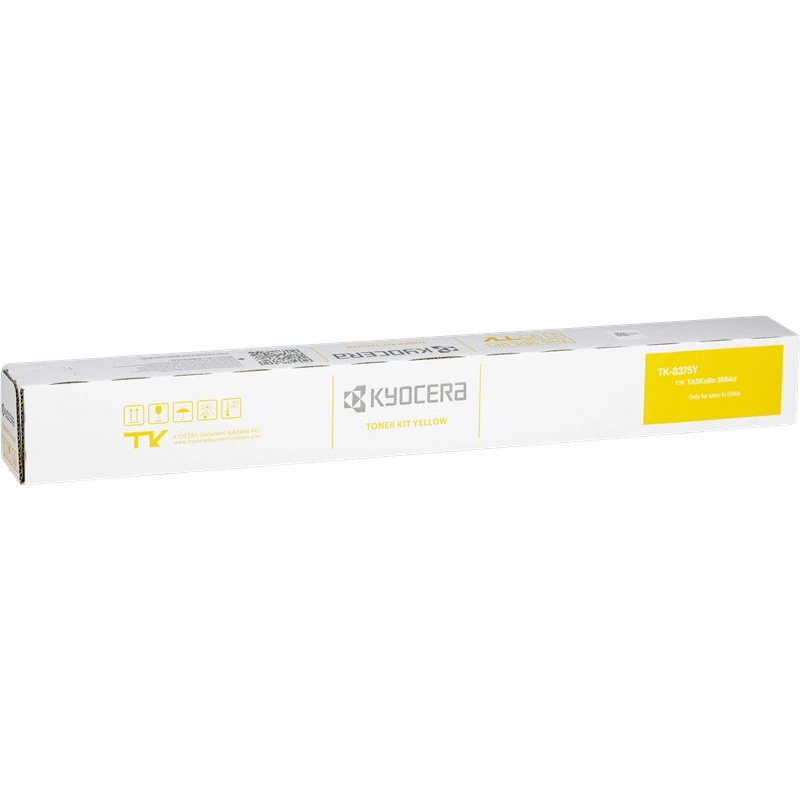 Kyocera TK8375 Yellow Original Toner Cartridge - 1T02XDANL0/TK8375Y