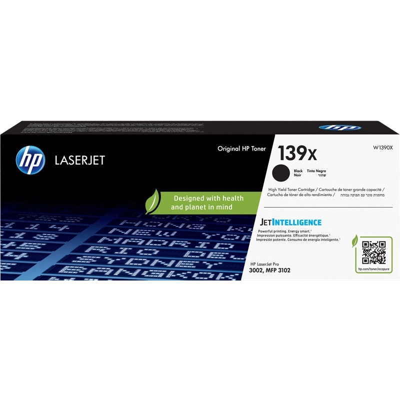 HP W1390X Negro Cartucho de Toner Original - 139X. 4.000 Paginas